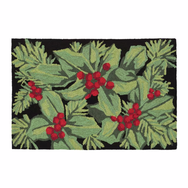 Trans-Ocean Frontporch Hollyberries Indoor/Outdoor Doormat