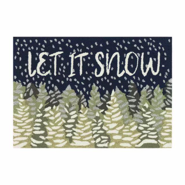 Trans-Ocean Frontporch Let It Snow Indoor/Outdoor Doormat