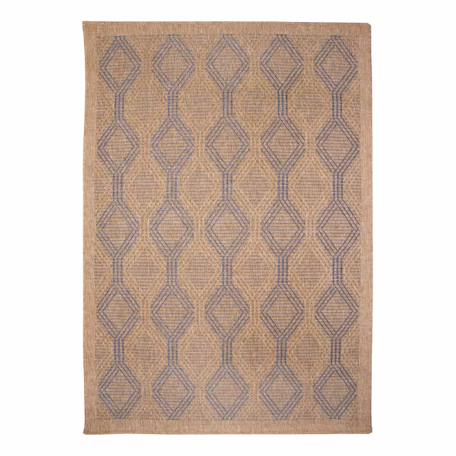 Trans-Ocean Sahara Links Navy Indoor/Outdoor Rug