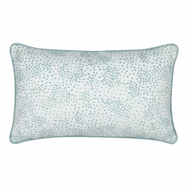 Elaine Smith 20'' x 12'' Speckle Surf Sunbrella Outdoor Pillow