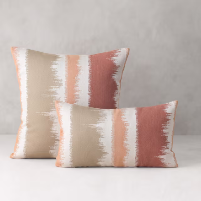 Elaine Smith 20'' x 12'' Murmur Clay Sunbrella Outdoor Pillow