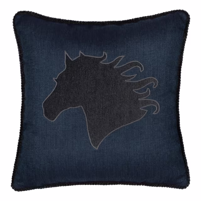 Elaine Smith 22" x 22" Black Beauty Sunbrella Outdoor Pillow