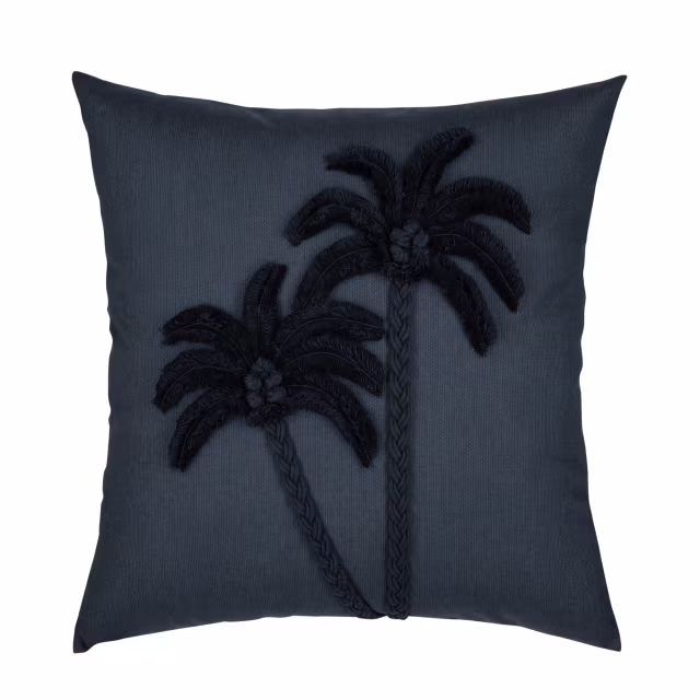 Elaine Smith 22" x 22" Escape Indigo Sunbrella Outdoor Pillow