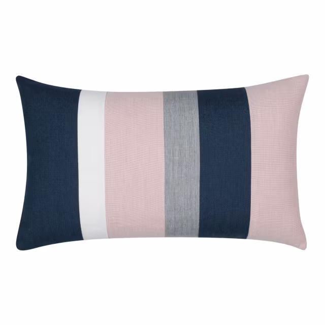 Elaine Smith 20'' x 12'' Rose Quartz Sunbrella Outdoor Pillow