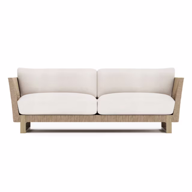 Bernhardt Exteriors Praia Wicker Sofa