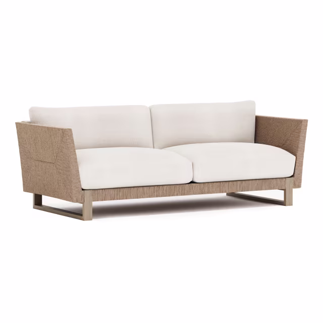 Bernhardt Exteriors Praia Wicker Sofa