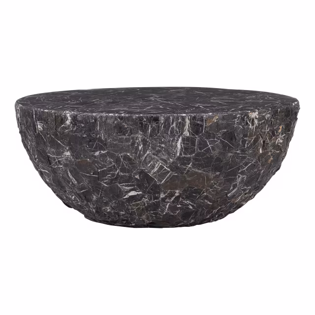 Bernhardt Exteriors Tambora 38" Stone Round Cocktail Table