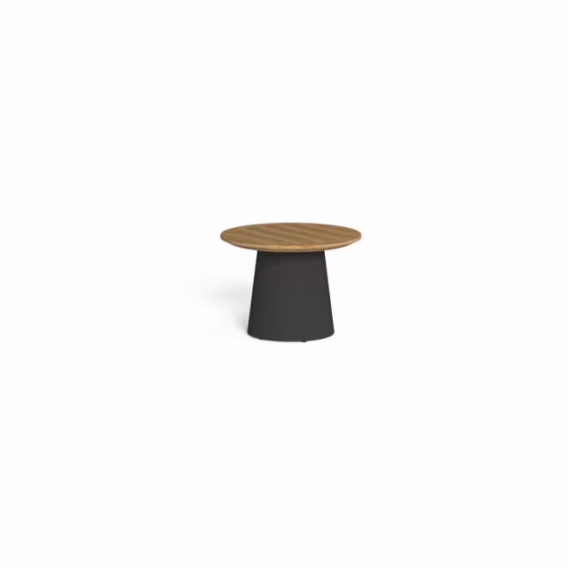 Talenti Dolcevita 18" Teak/Aluminum Round Coffee Table