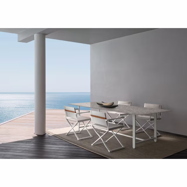 Talenti Riviera Folding Aluminum Director Chair