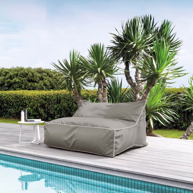 Talenti Sacco Upholstered Two-Seater Bean Bag Sofa
