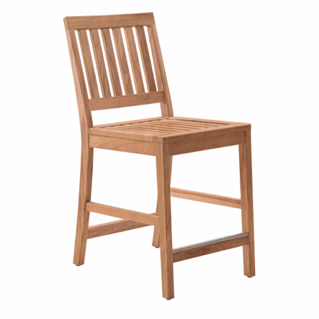 POVL Outdoor Calera Teak Counter Side Chair Protective Cover