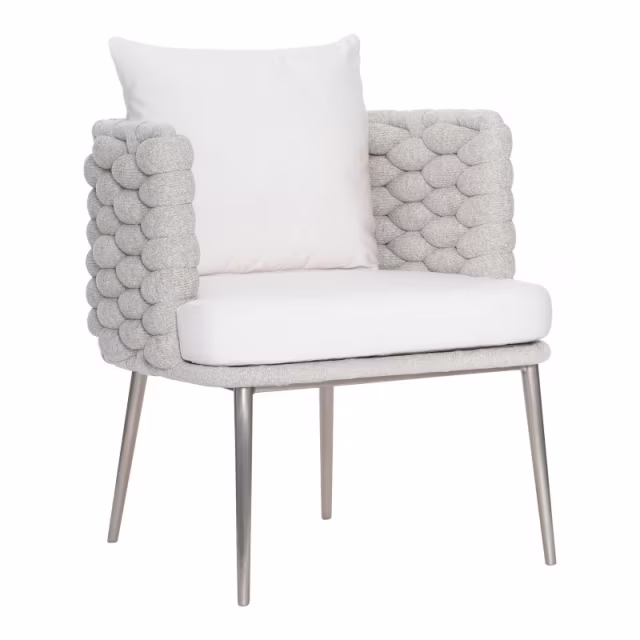 Bernhardt Exteriors Santa Cruz Woven Dining Armchair Protective Cover