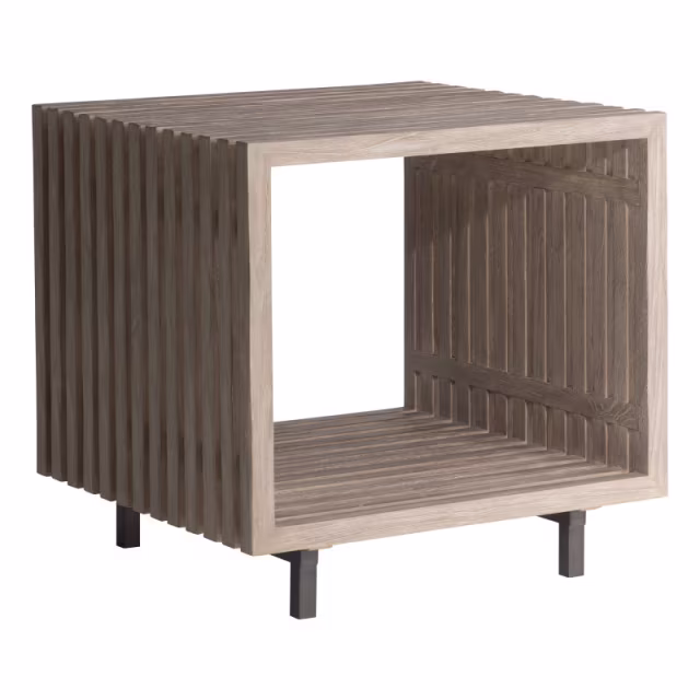 Bernhardt Exteriors Kingston 24" Teak Square Side Table Protective Cover