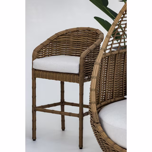 Sunset West Playa Wicker Counter Stool