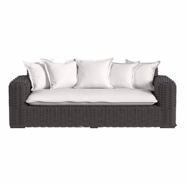 Sunset West Cabo Wicker Loveseat