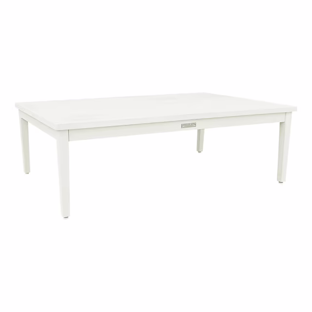 Kingsley Bate Tribeca 47" Aluminum Rectangular Coffee Table