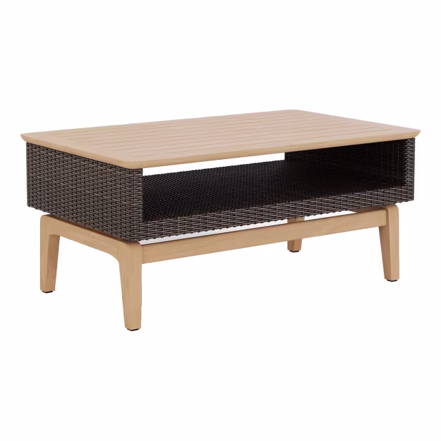 Jensen Outdoor Inception 42” Teak Storage Coffee Table