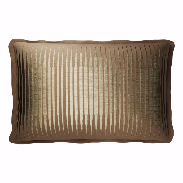 Jensen Outdoor 22" x 14" Rhythm Clay/Gold Outdoor Pillow