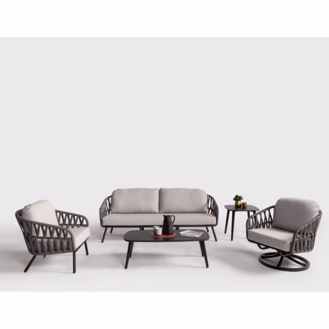 Ratana Hamptons Rope Swivel Rocker