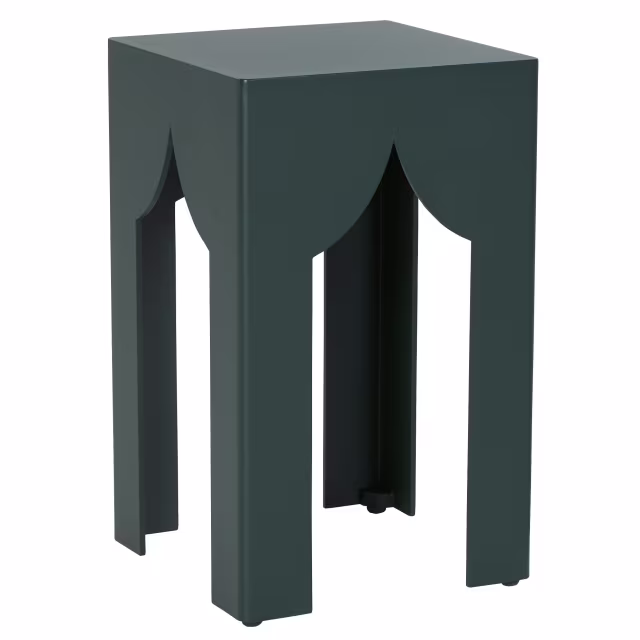 Lane Venture Marcella 12" Aluminum Square Accent Table