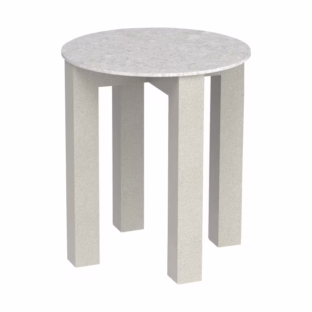 Lane Venture Jasper 18" Composite Stone Round End Table