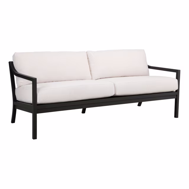 Lane Venture Susanna Aluminum Sofa with Seat Cushions