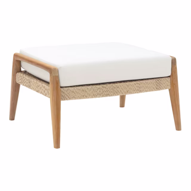 Kingsley Bate Barcelona Woven Deep Seating Ottoman Protective Cover