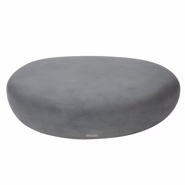 Elementi Home Hawaii 48" GFRC Pebble Coffee Table
