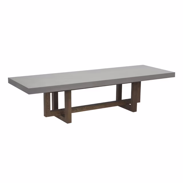 Elementi Home Malaga 120" Rectangular Dining Table