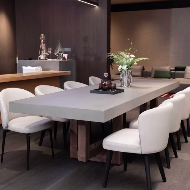 Elementi Home Malaga 120" Rectangular Dining Table