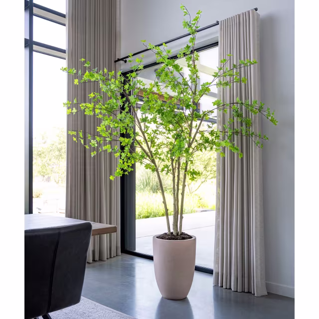 Pottery Pots 94.5" Faux Enkianthus Perulatus Plant