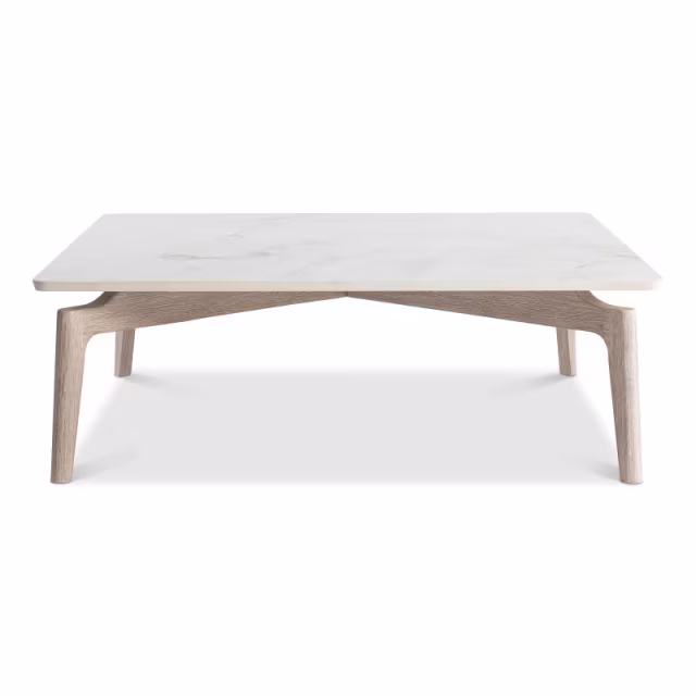 Bernhardt Exteriors Aurora 44" Stone Square Cocktail Table