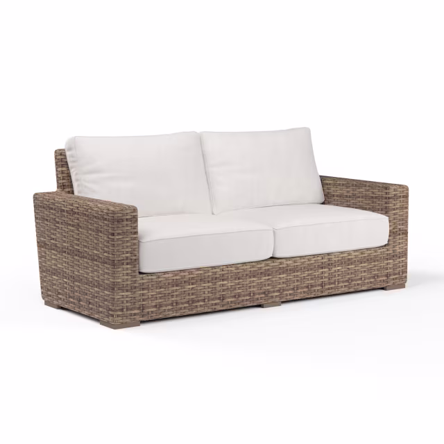 Sunset West Havana Wicker Loveseat