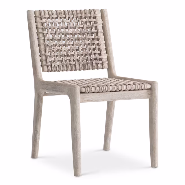 Bernhardt Exteriors Atlas Wicker Dining Side Chair Protective Cover