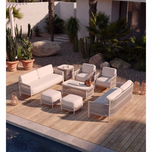 Woodard Eve Rope Lounge Chair