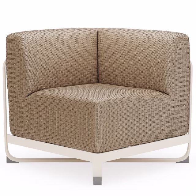 Woodard Juno Aluminum Corner Outdoor Sectional Unit