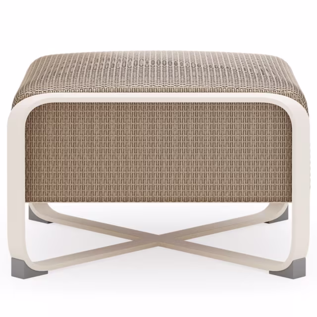 Woodard Juno Aluminum Ottoman