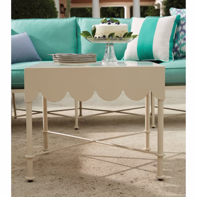 Lane Venture Awning 24" Aluminum Square End Table