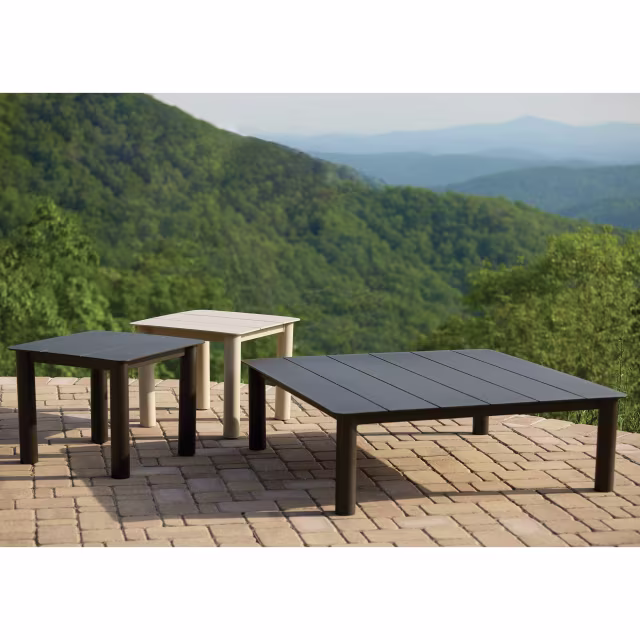 Lane Venture Morgan 25" Aluminum Square End Table