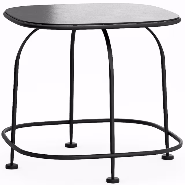 Woodard Reed 24" Iron Square Side Table