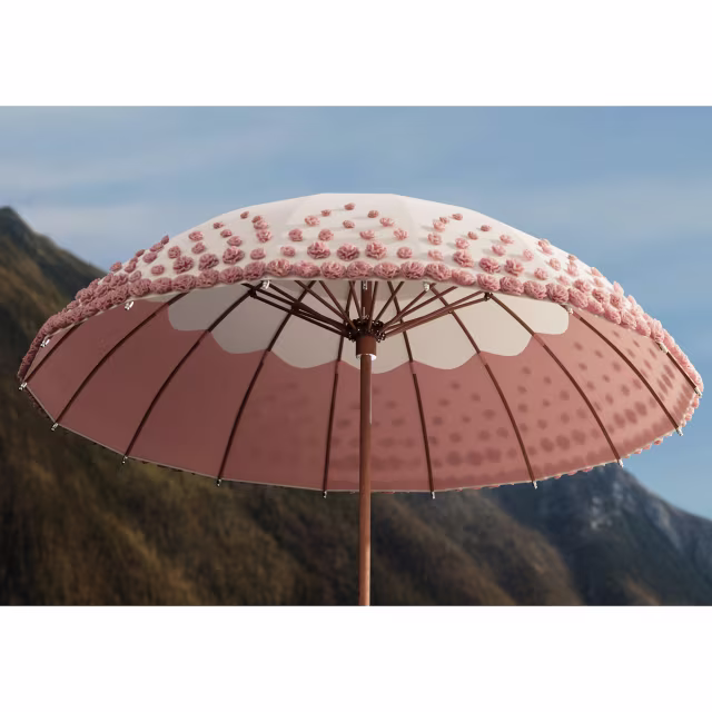 Tuuci Ocean Master Max Bolero Ombre Blossom Aluminum Patio Umbrella