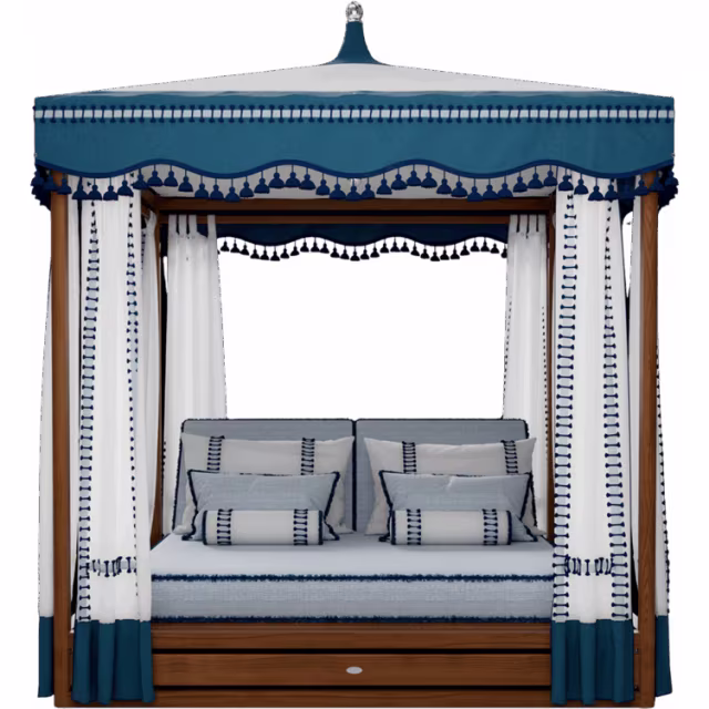 Tuuci Lulu Capri Aluminum Daybed Cabana