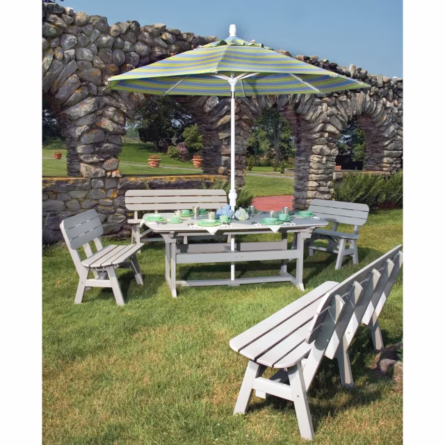 Seaside Casual Portsmouth 60" Recycled Polymer Bench