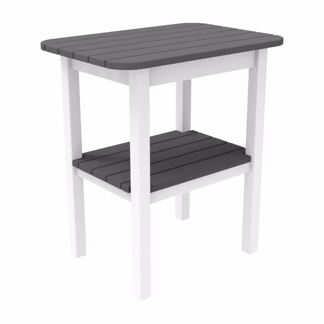 Seaside Casual Westerly 24" Recycled Polymer Balcony End Table