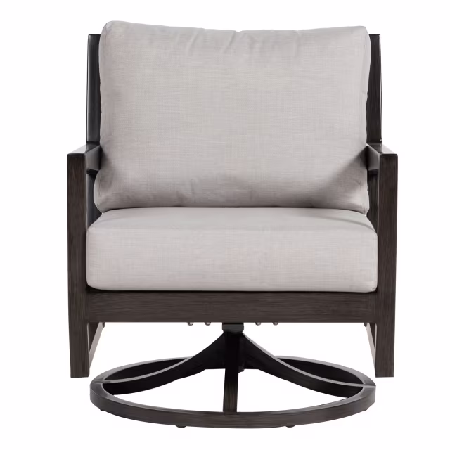 Ratana Lucia Aluminum Swivel Rocker Lounge Chair