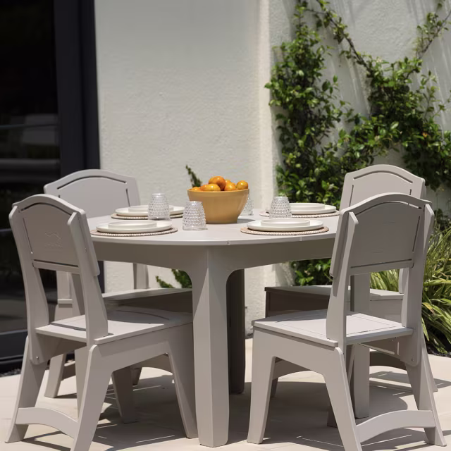 Ledge Mainstay 60" Resin Round Dining Table