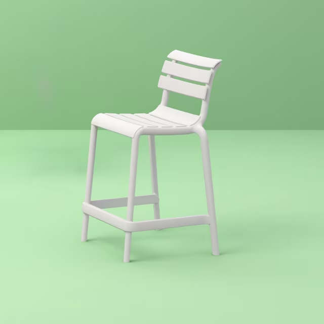 Compamia Helen Stacking Resin Counter Side Chair - Set of 2