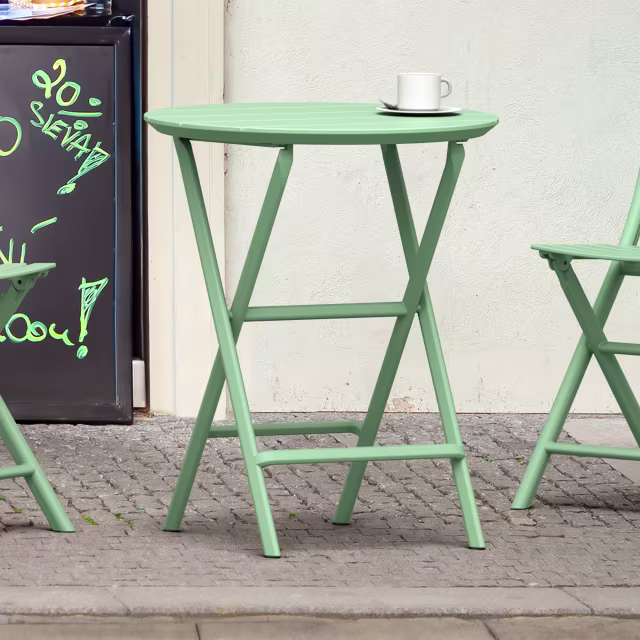 Compamia Helen 24" Resin Round Folding Bistro Table