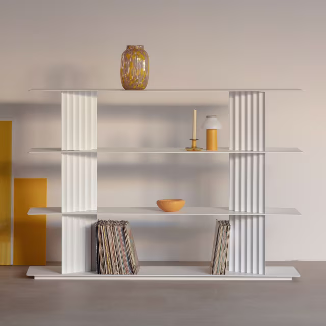 RS Barcelona Plec Steel Outdoor Shelving - Small