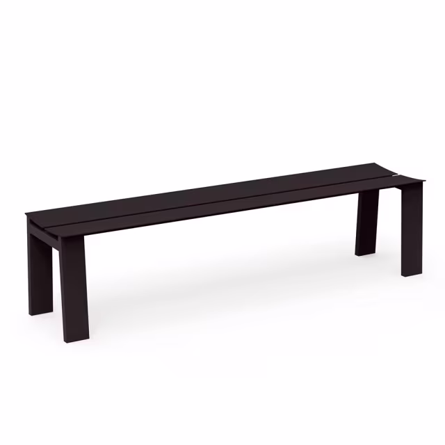 RS Barcelona Seu 71" Backless Aluminum Bench